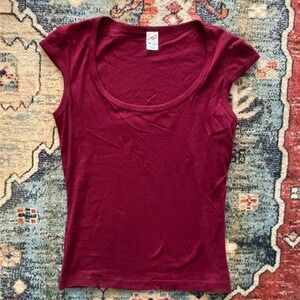 California Basics Maroon/Burgundy T-shirt